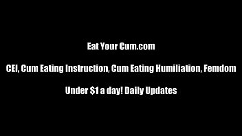 eat cei your cum Hot young muscle guy