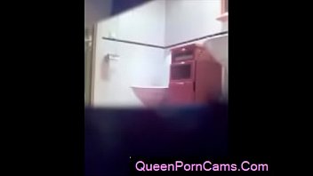 movies shower girl small spy Doggystyle deep fucking with sexmachine on webcam