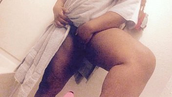 ebony exotic thick Son mom behind fron father